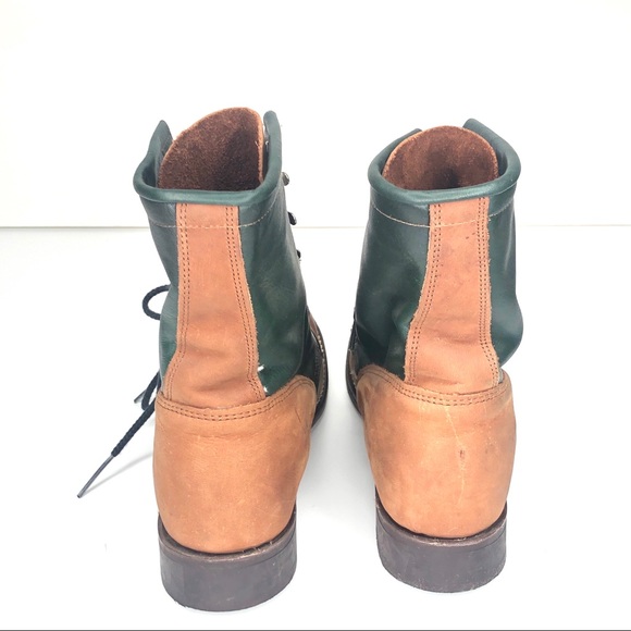 Kiltie Women’s Leather Riding Boots Lace-Up Brown - Picture 8 of 10